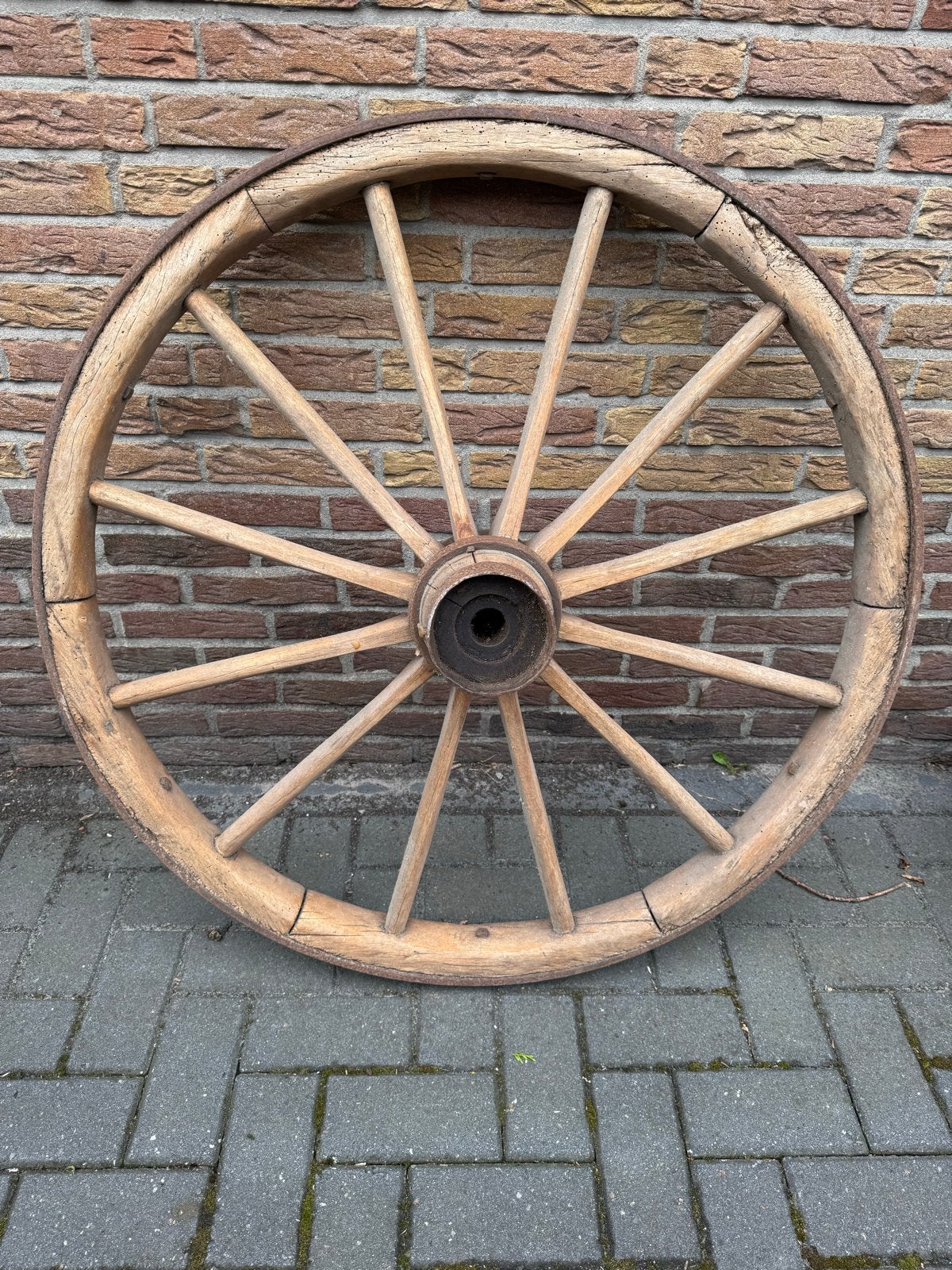 Decoratief Wagenwiel - 103,5 cm diameter, Ophalen