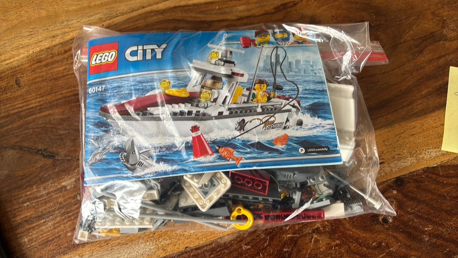 Lego City 60147 Visboot - Complete set met instructies, Lego, Ophalen of Verzenden, Compleet, Complete set