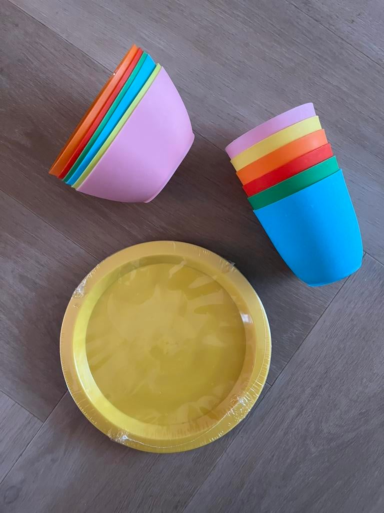 Kunststof bordjes, bakjes & bekers, Overige typen, Ophalen of Verzenden, Zo goed als nieuw