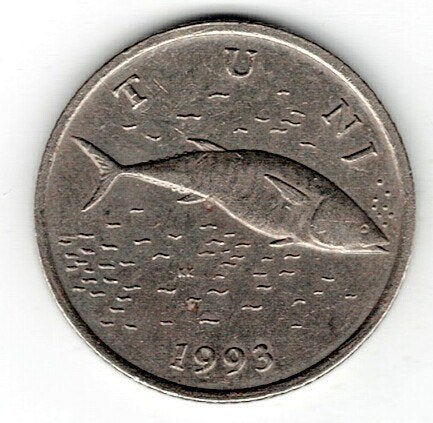 26-1631 Kroatie 2 kuna 1993, Verzenden, Overige landen, Losse munt