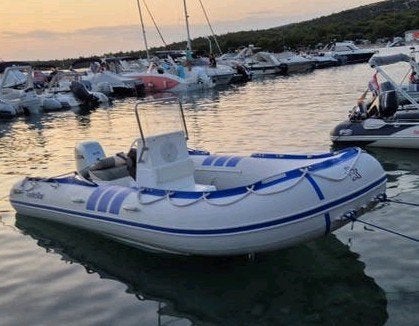 Lodestar Rib met 50pk buitenboordmotor en trailer, Watersport en Boten, Aluminium, 70 cm, 5 m, Ophalen of Verzenden