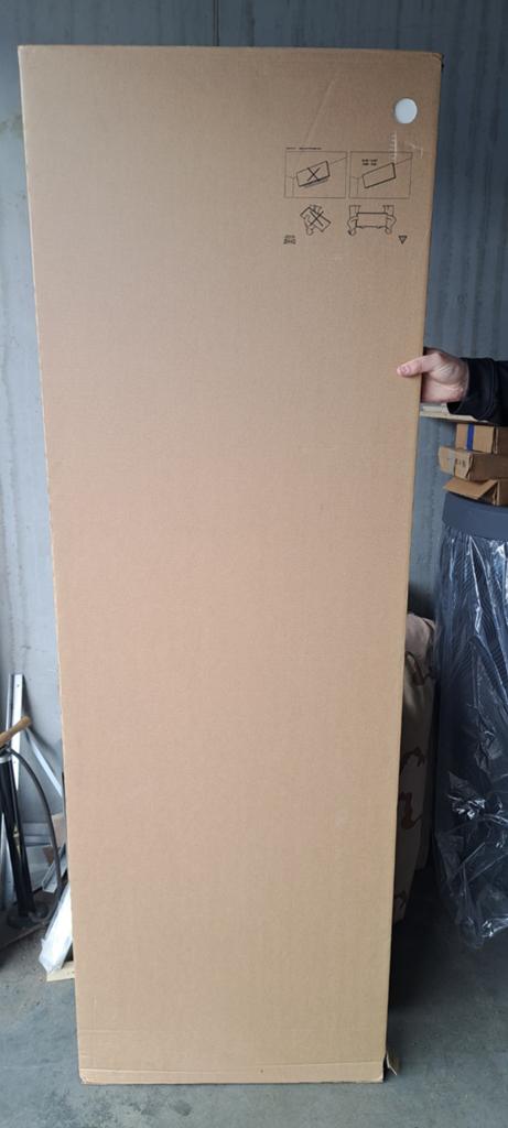 Nieuw wit keukenblad in doos, Ikea, 184x 63,5, Ophalen, Wit, Nieuw, Minder dan 100 cm
