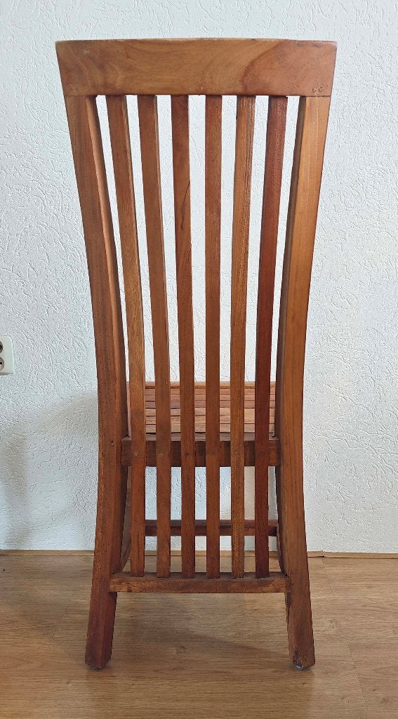Te koop 6 teakhouten eetkamerstoelen, Ophalen