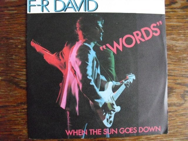 - F.R. David - Words - vinyl single, Cd's en Dvd's, Gebruikt, 7 inch, Ophalen of Verzenden, Pop