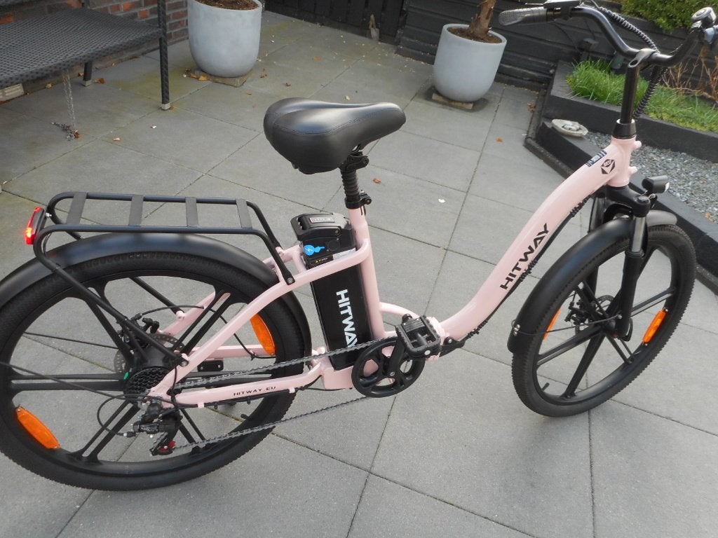 Hitway  E Byke  vouwfiets z.g.a.n, Zo goed als nieuw, 47 tot 51 cm, 50 km per accu of meer, Ophalen