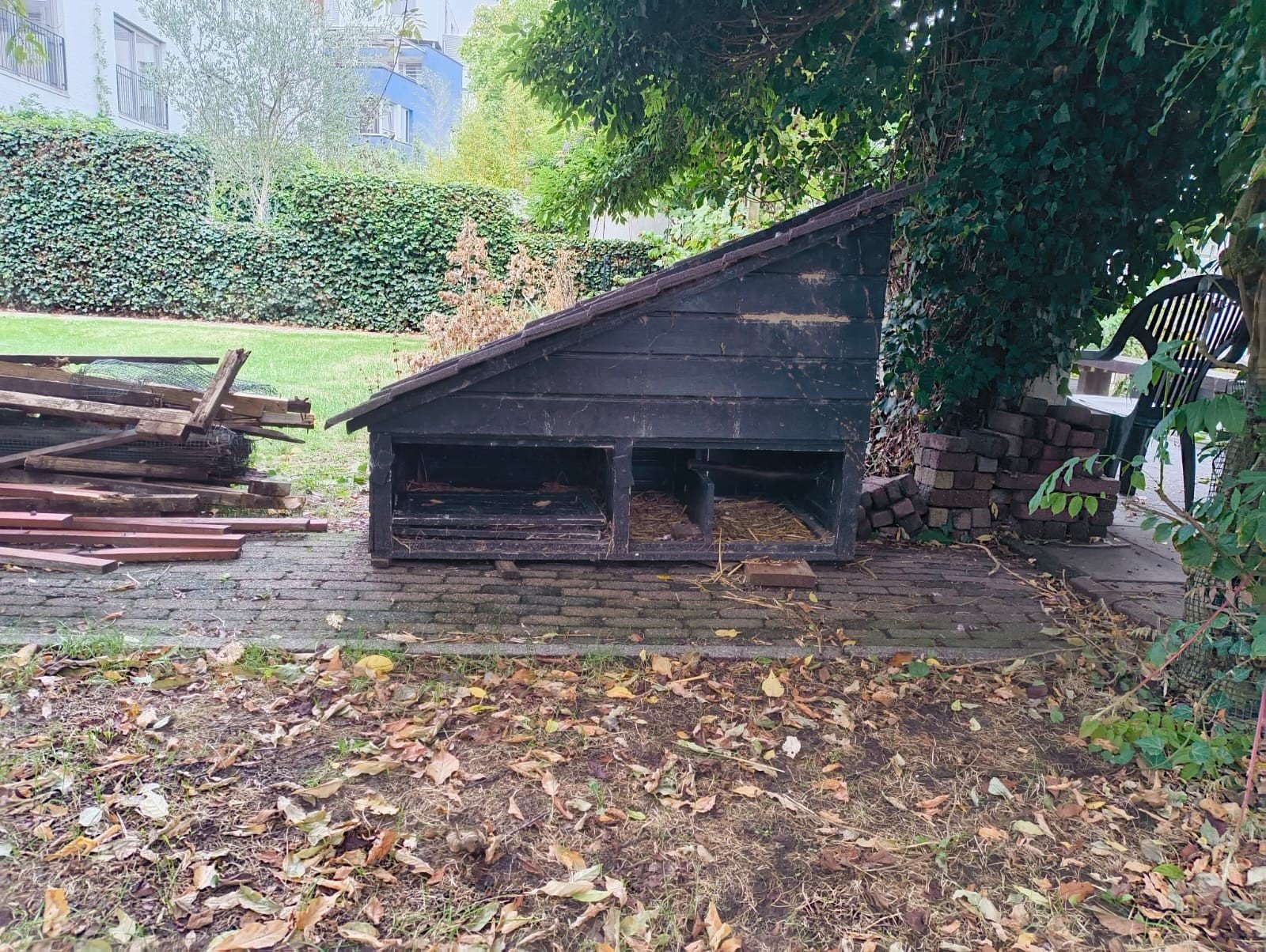 kippen en of konijnen  nachthok, Dieren en Toebehoren, Ophalen, Gebruikt, Kippenhok of Kippenren