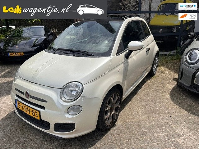 Fiat 500 0.9 TwinAir 500S *schuifdak *parelmoer *alcantara, Auto's, Fiat, Bedrijf, Te koop, ABS, Airbags, Airconditioning, Bluetooth
