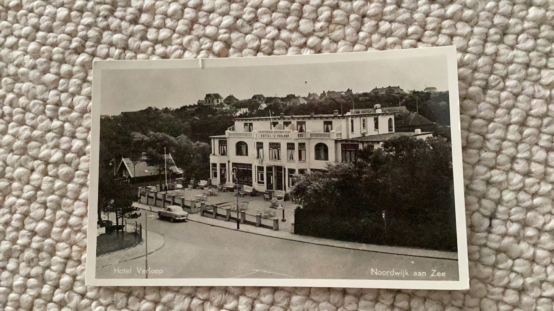 Ansichtkaart Noordwijk aan Zee Hotel Verloop 1959. 935, Ophalen of Verzenden, 1940 tot 1960, Gelopen, Zuid-Holland