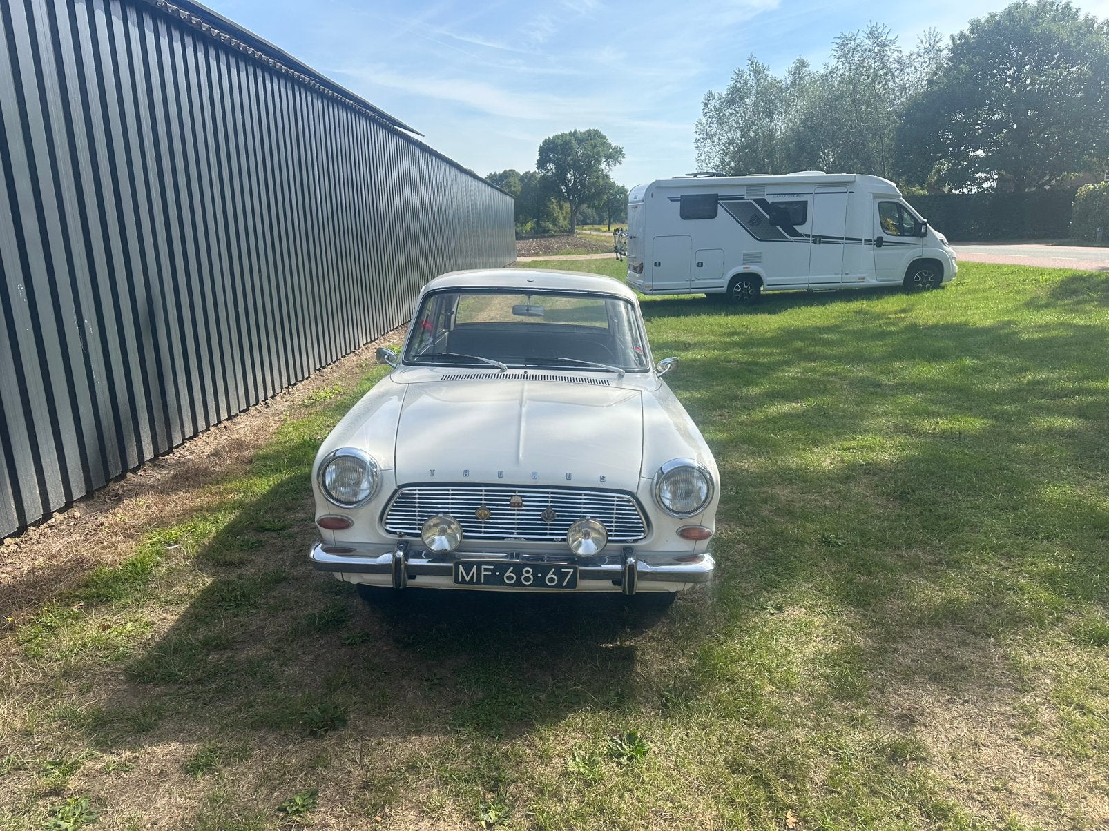 Ford Taunus 1.2 12M 1963 Wit p4, Auto's, Voorwielaandrijving, Stof, 4 cilinders, Wit
