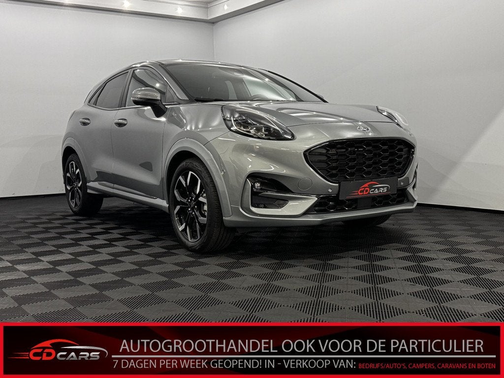 Ford Puma St-line X 155PK Half leder, Camera, Navi, Winterpa, Auto's, Ford, Bedrijf, Te koop, Puma, ABS, Achteruitrijcamera, Adaptive Cruise Control