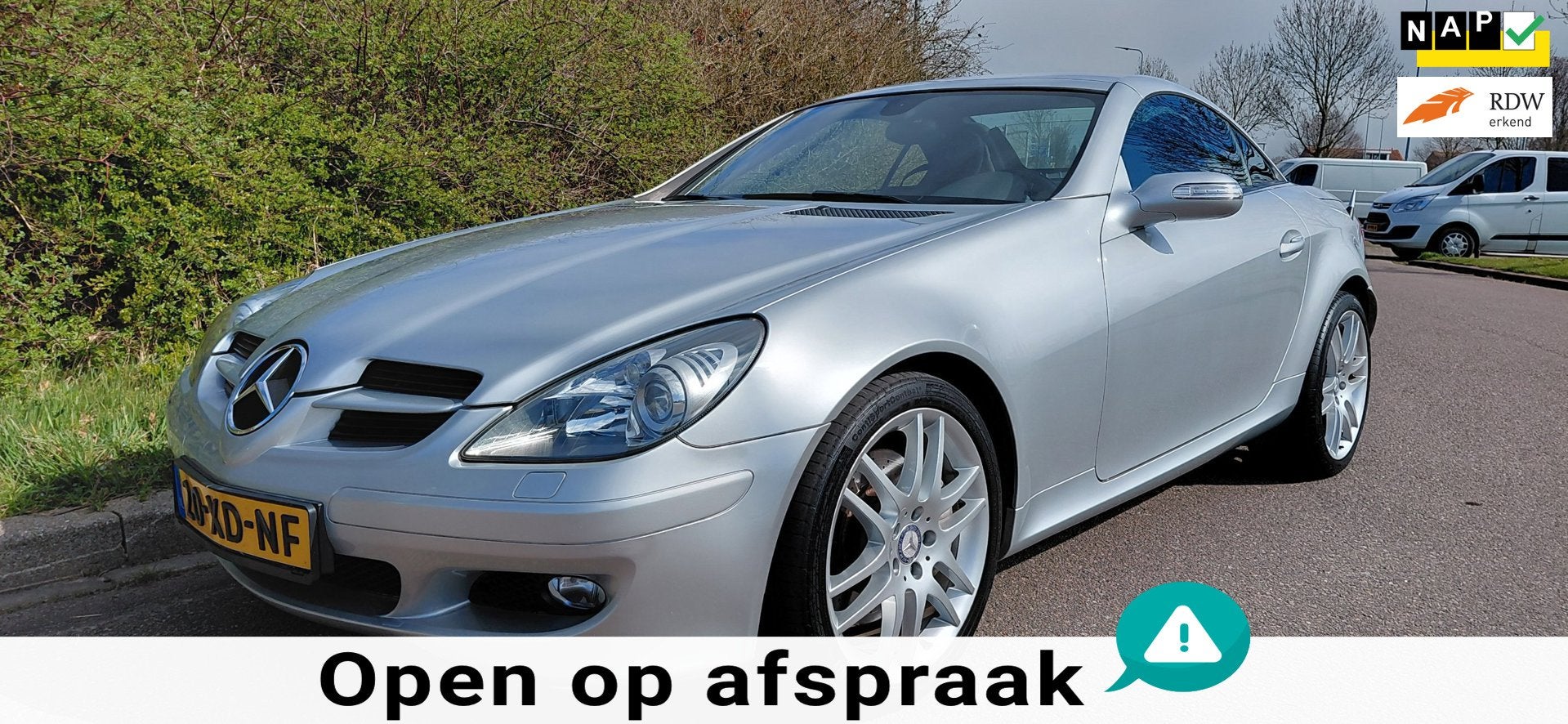Mercedes-Benz SLK-klasse 280 Automaat Keurige NL auto, 15659, Auto's, Mercedes-Benz, Achterwielaandrijving, Gebruikt, Bedrijf