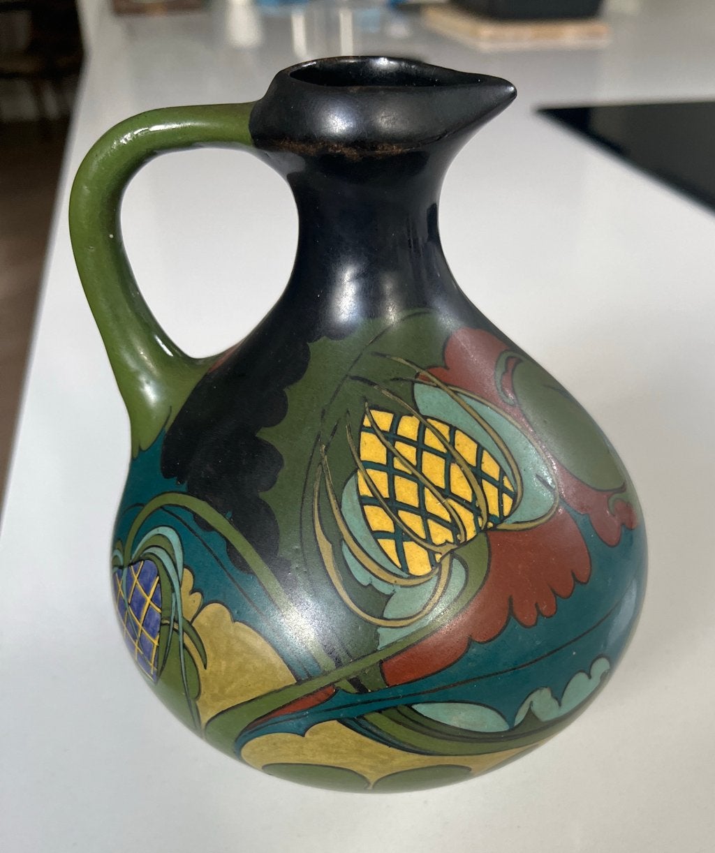 Prachtige art nouveau / jugendstil Oorkan, Antiek en Kunst, Ophalen of Verzenden