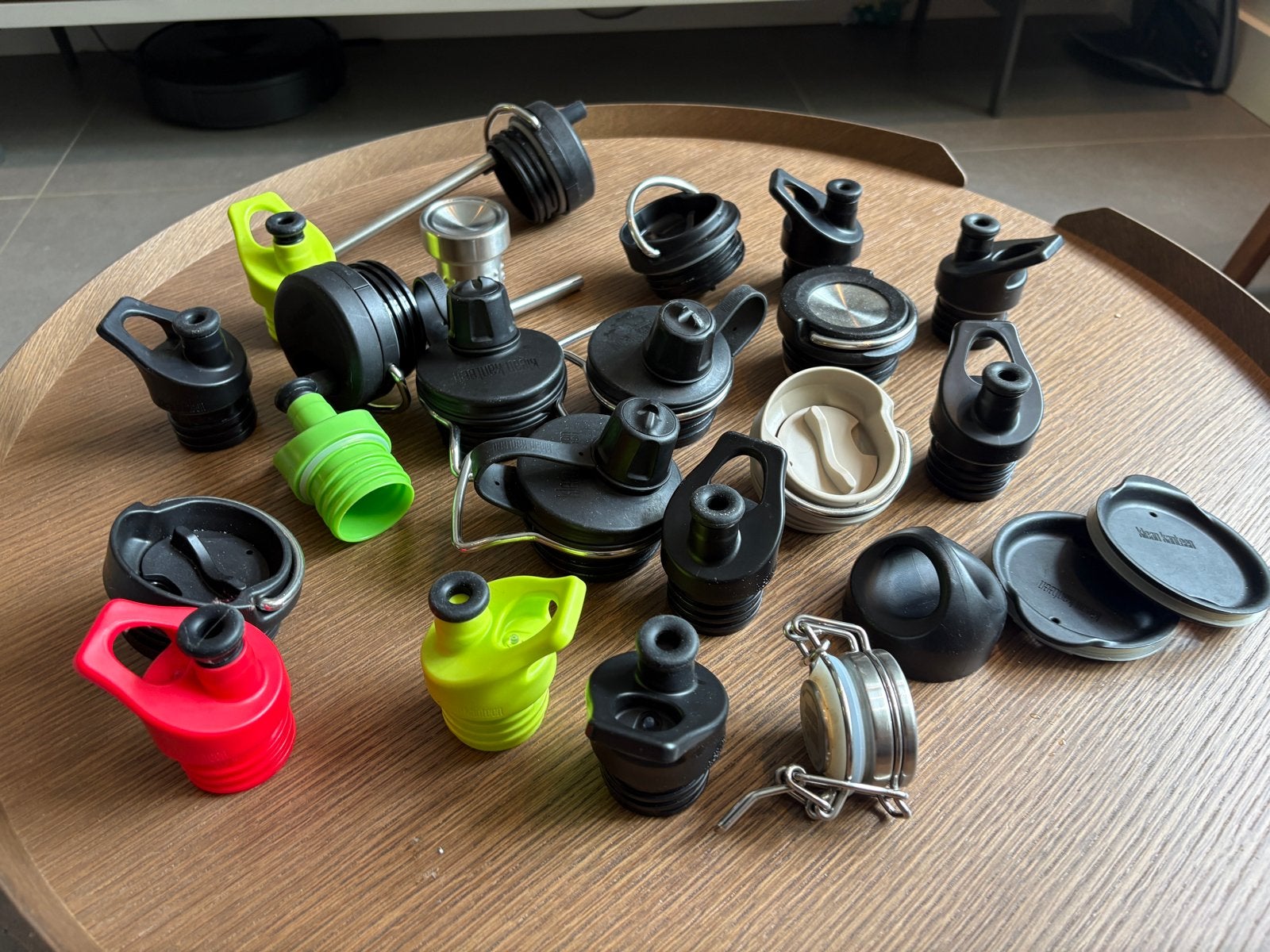 Klean Kanteen accessoires - Diverse doppen en rietjes, Kunststof, Ophalen of Verzenden, Zwart, Overige merken