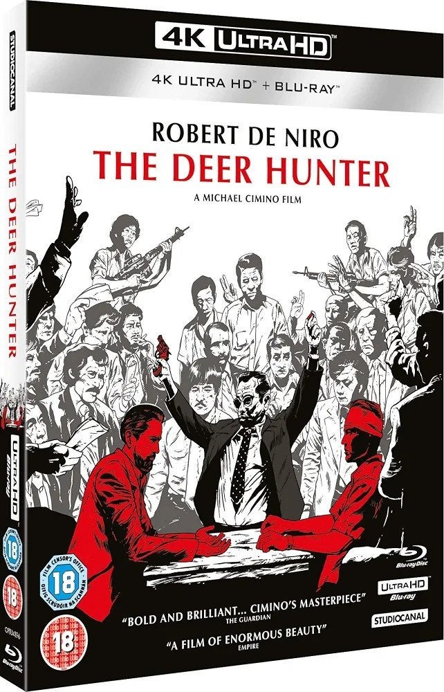 The Deer Hunter 4K UHD/Ultra HD Blu-Ray UK (Sealed) IMDb 8.2, Cd's en Dvd's, Vanaf 18 jaar, Engels, Film, Engels