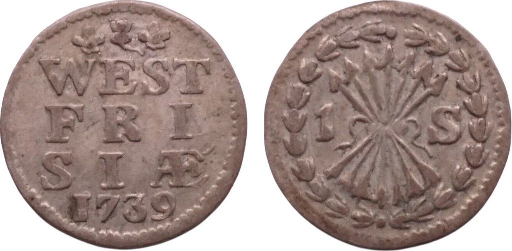Bezemstuiver 1739, West-Friesland, Postzegels en Munten, Vóór koninkrijk, Verzenden, Zilver, Overige waardes