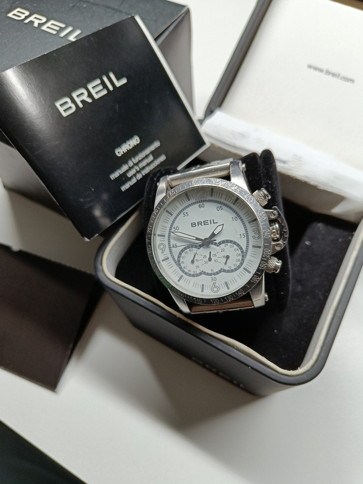 Breil Aviator Chronograph TW1142, Ophalen of Verzenden, Jongen of Meisje