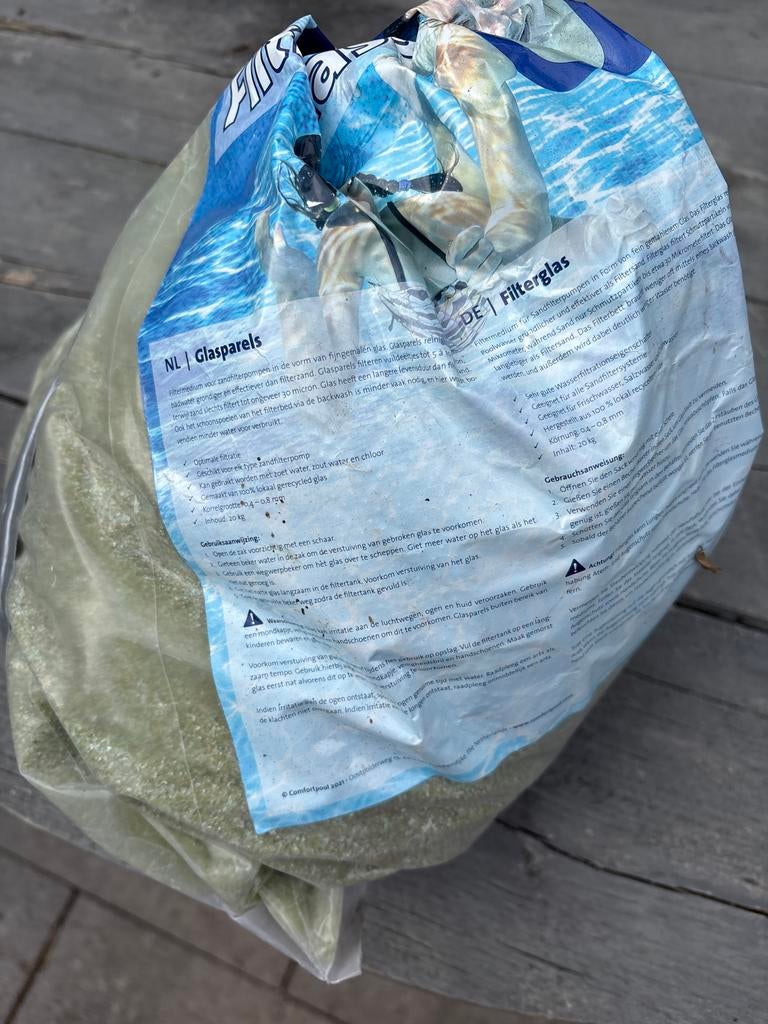 Filterglas voor zwembad, gratis, Ophalen, Gebruikt, Overige typen
