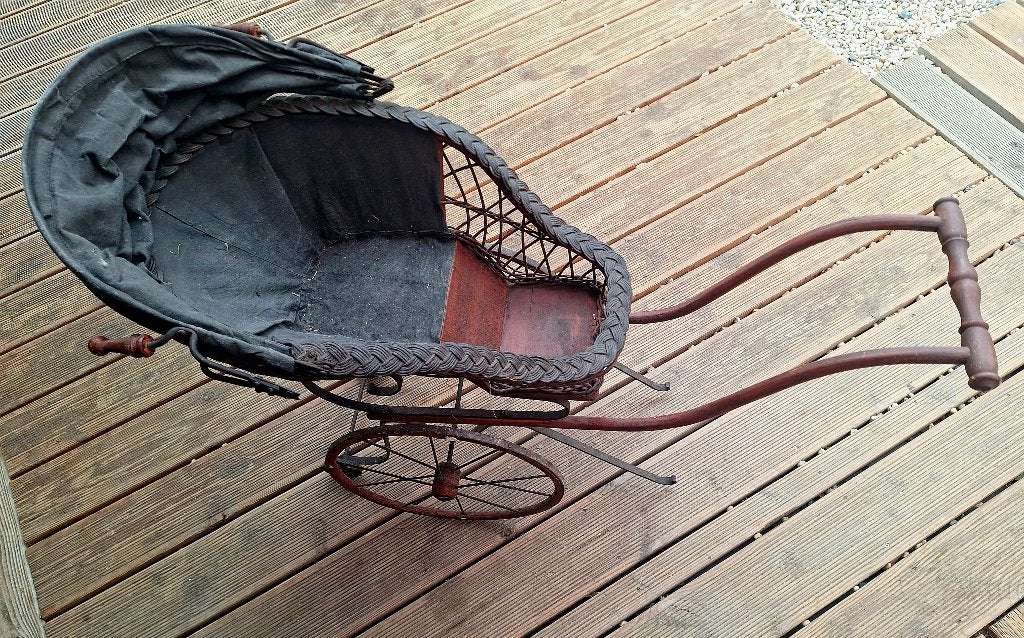 brocante poppenwagen, Antiek en Kunst, Ophalen