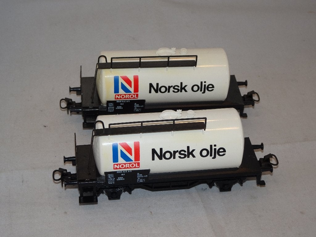 2 x Marklin 4560 ketelwagon Norsk Olje SJ NIEUW + OVP (#948), Wisselstroom, Ophalen of Verzenden, Märklin, Nieuw