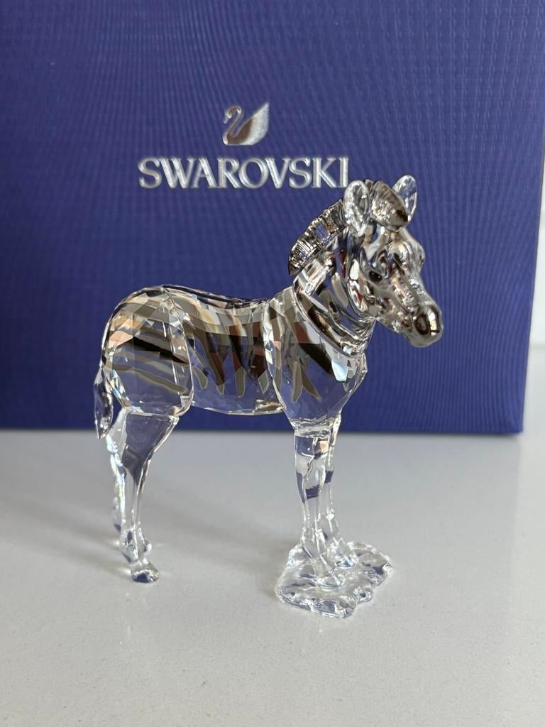 Swarovski scs baby zebra zuri, Ophalen of Verzenden, Zo goed als nieuw, Figuurtje