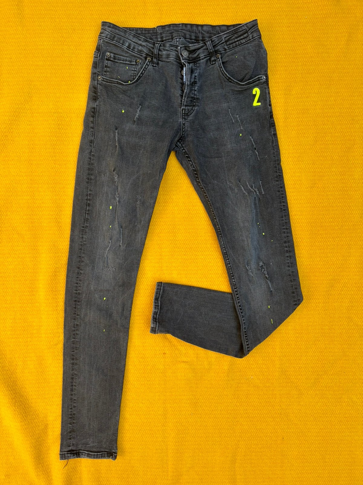 Dsquared spijkerbroek maat 44, Kleding | Heren, Ophalen, Zo goed als nieuw, Maat 46 (S) of kleiner, Blauw