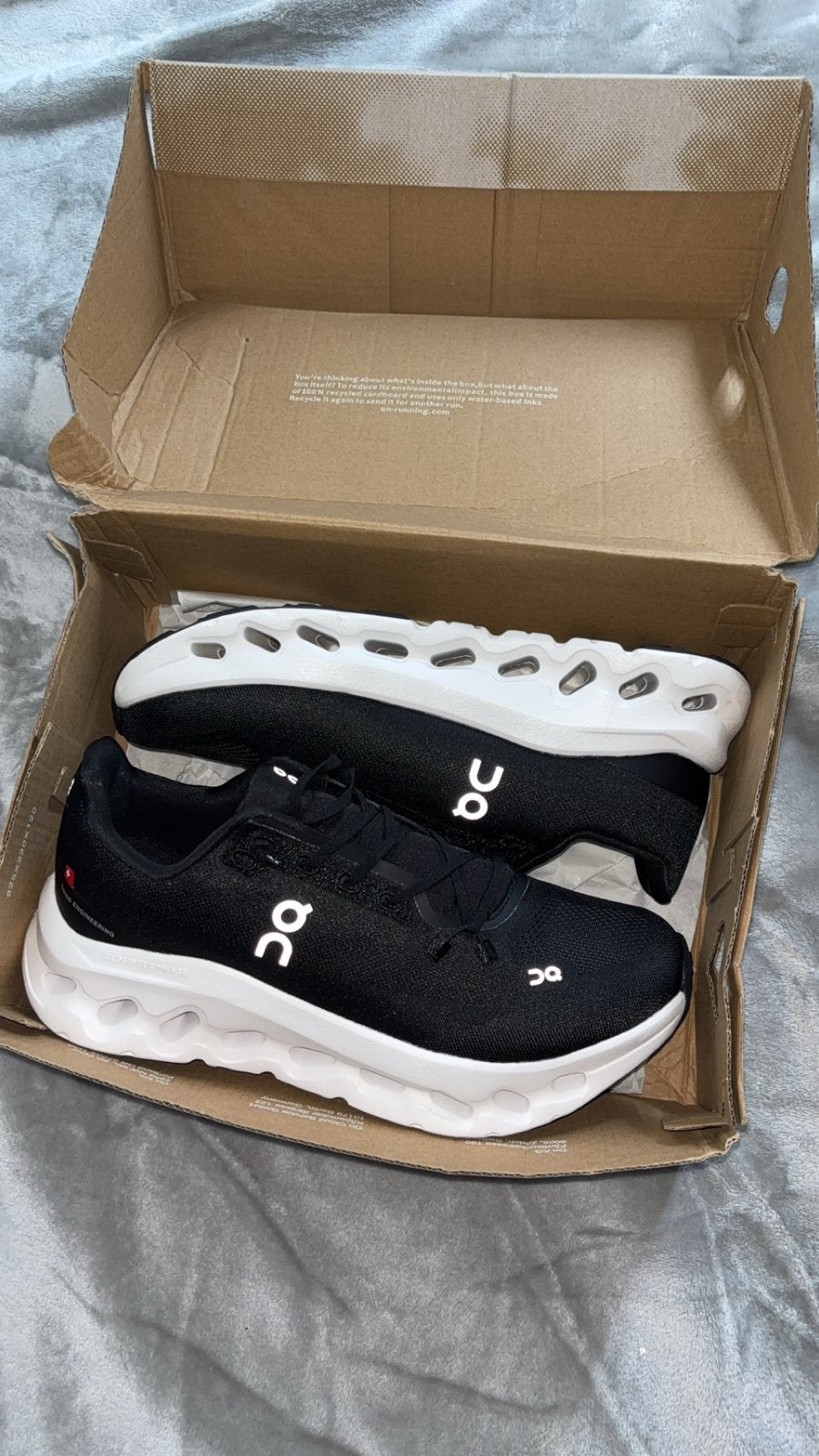 On Running Cloudmonster sneakers maat 43, Verzenden, Nieuw, Zwart, Sneakers of Gympen