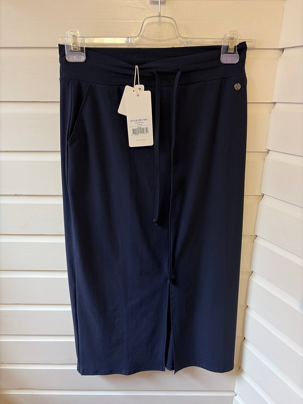 Triple Nine donkerblauwe rok met trekkoord, maat M, Maat 38/40 (M), Blauw, Nieuw, Ophalen of Verzenden