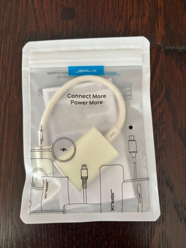 USB C to 3.5mm Audio With PD JY Adapter, Ophalen of Verzenden, Nieuw, Minder dan 2 meter, Overige kabels