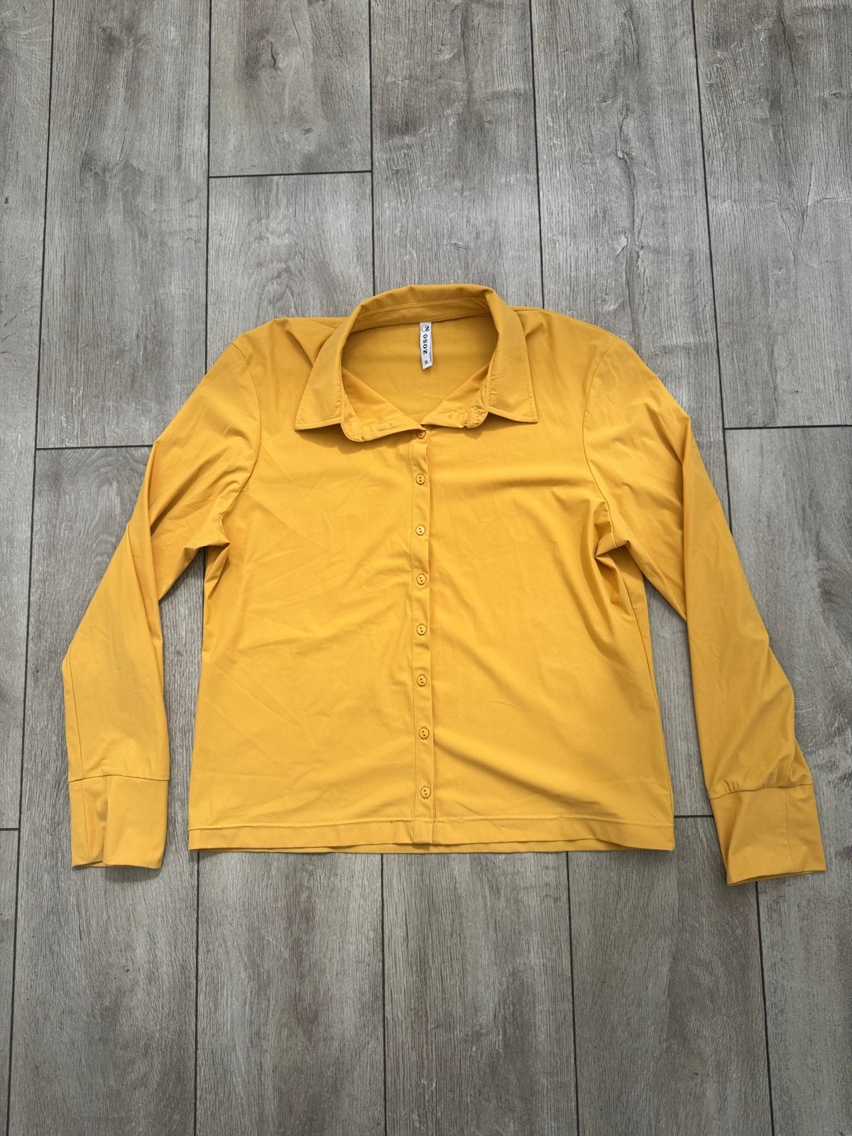 Gele blouse met lange mouwen zoso maat XL, Ophalen of Verzenden, Zo goed als nieuw, Maat 46/48 (XL) of groter, Geel