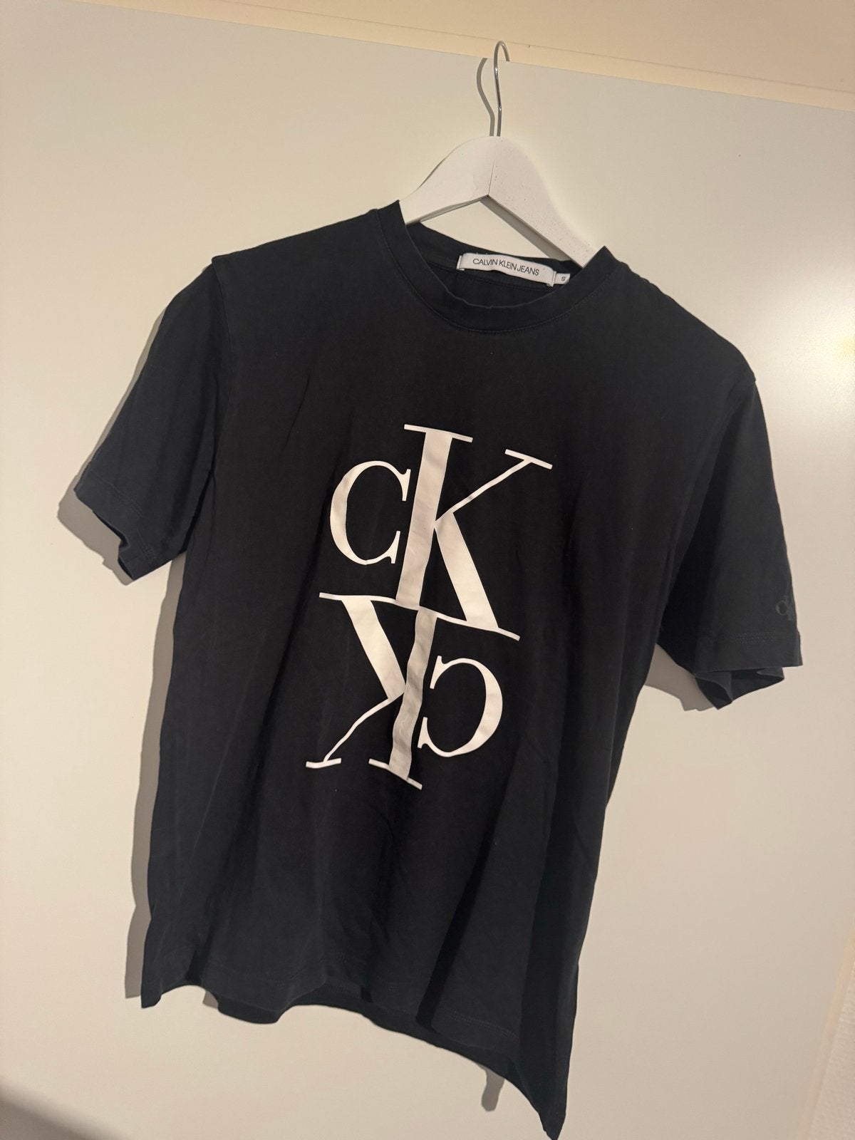Calvin Klein T-shirt Zwart Maat S, Zwart, Ophalen of Verzenden, Korte mouw, Maat 36 (S)
