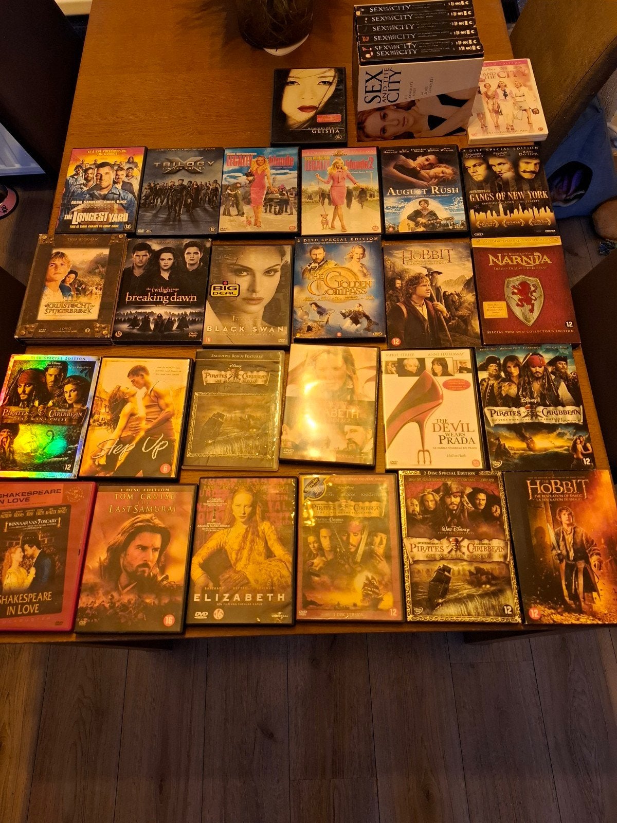 Grote collectie Blu-rays en dvd's: films en series, Ophalen, Nederlands, Gebruikt, Engels