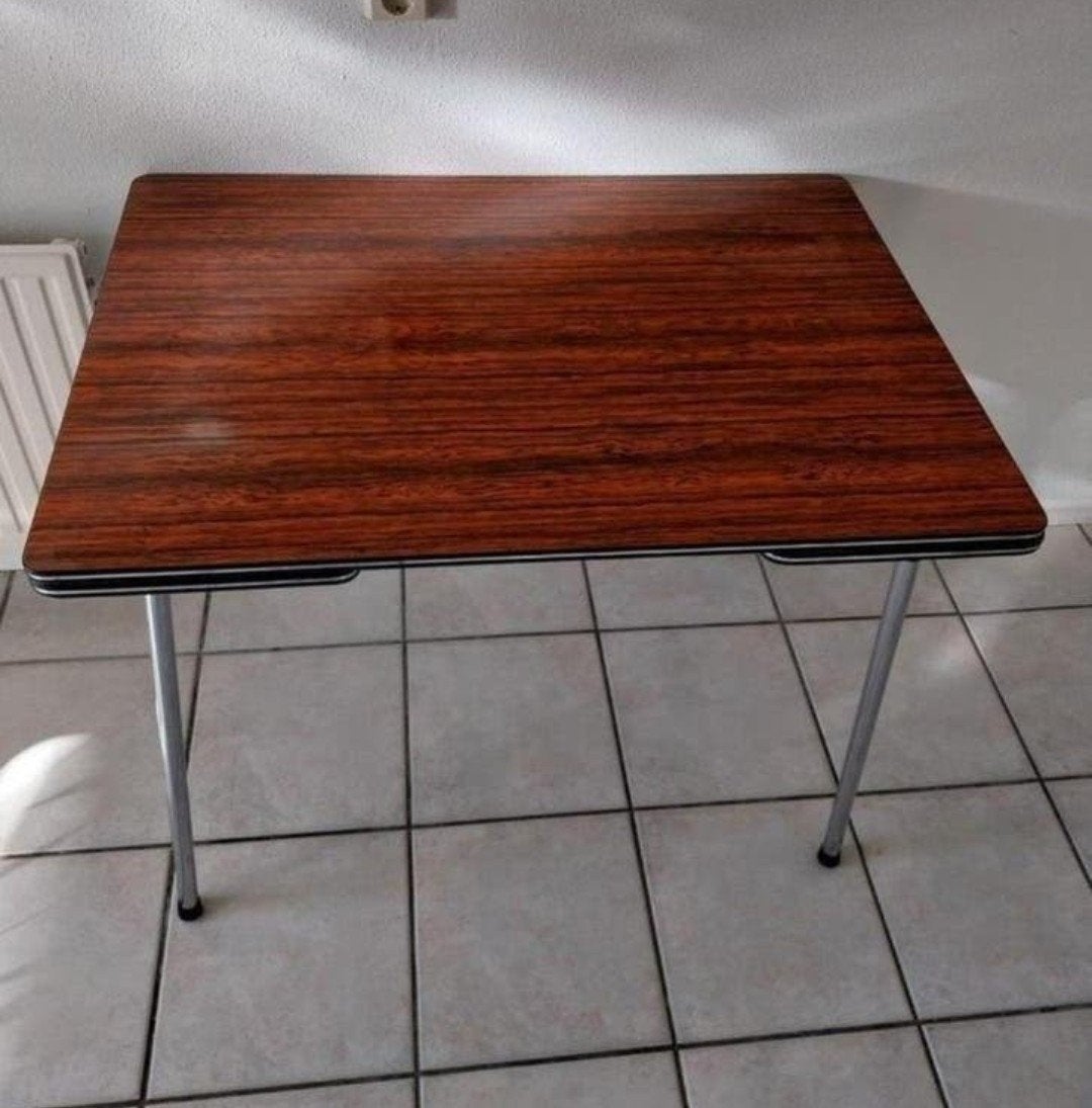 Vintage uitschuifbare tafel, keukentafel jaren 1960-1970., Ophalen of Verzenden, Zo goed als nieuw