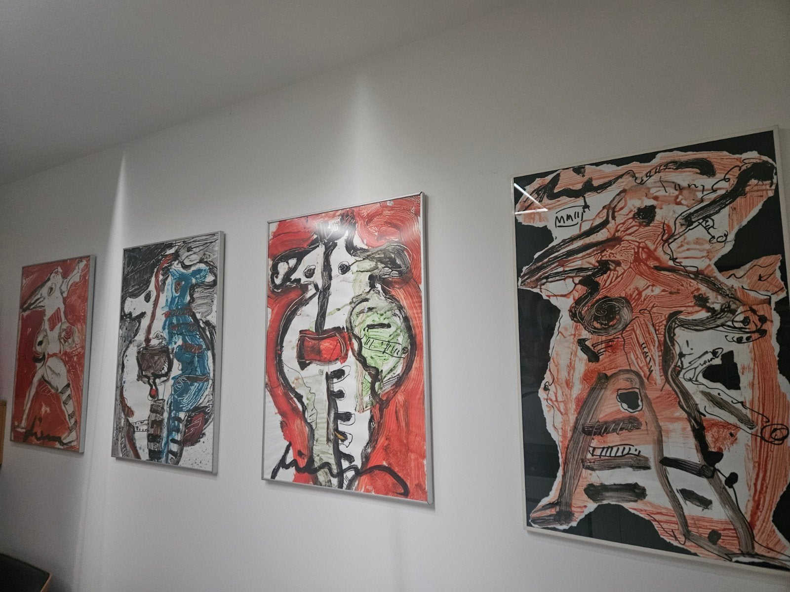 Diem abstracte kunstwerken - prijs per stuk, Antiek en Kunst, Kunst | Schilderijen | Modern, Ophalen of Verzenden