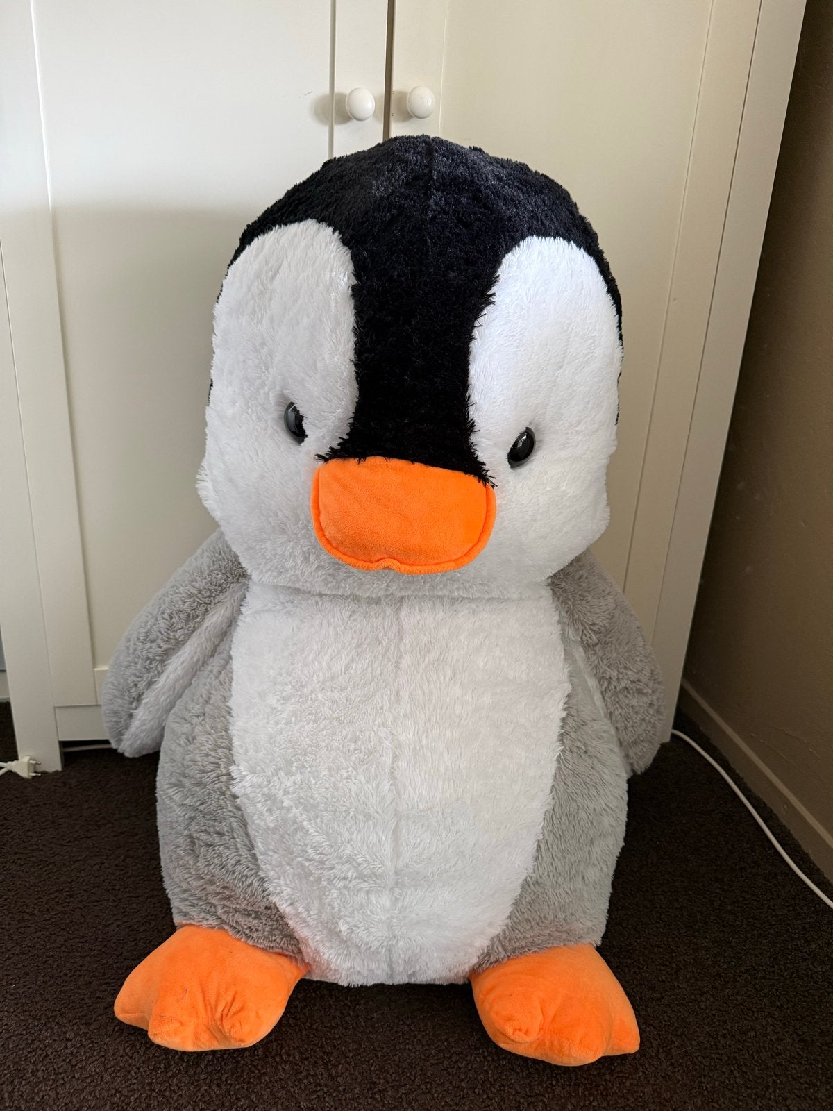 Grote zachte nieuwe pinguïn knuffel, Ophalen, Pinguïn, Overige karakters, Grijs