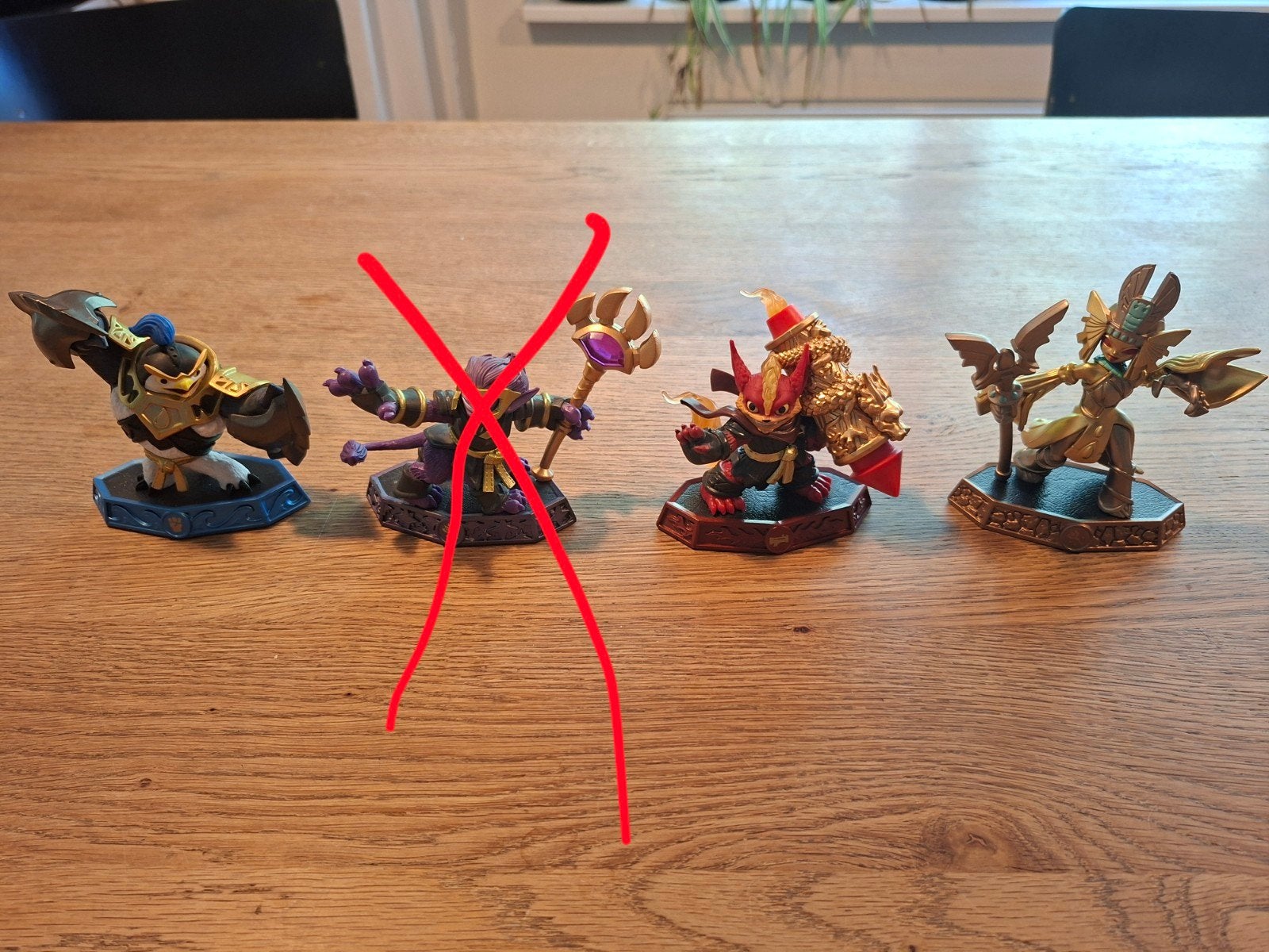 Skylanders: Golden Queen, Flare Wolf, King pen, Kinderen en Baby's, Speelgoed | Actiefiguren, Ophalen of Verzenden, Gebruikt