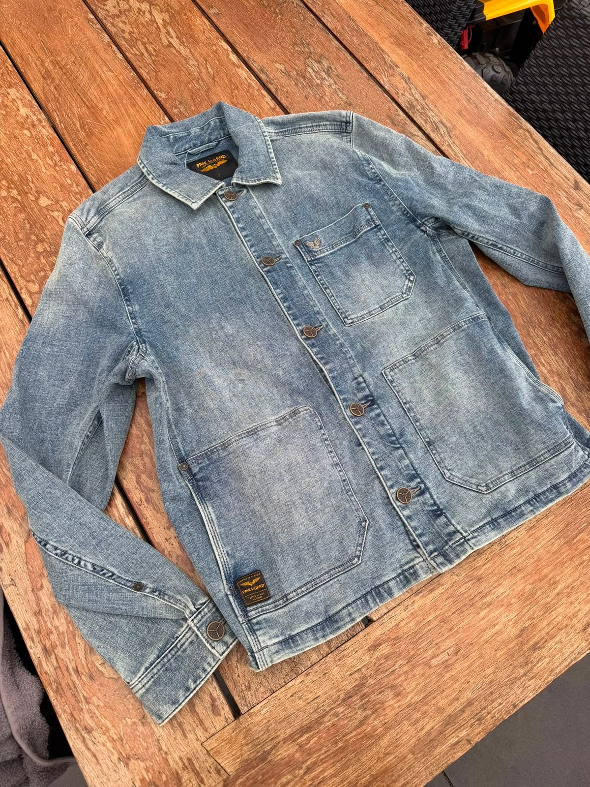 PME Legend spijkerjas maat L, L, L, M, XXL, XXL, L, XXXL, Ophalen of Verzenden, Zo goed als nieuw, Overige maten