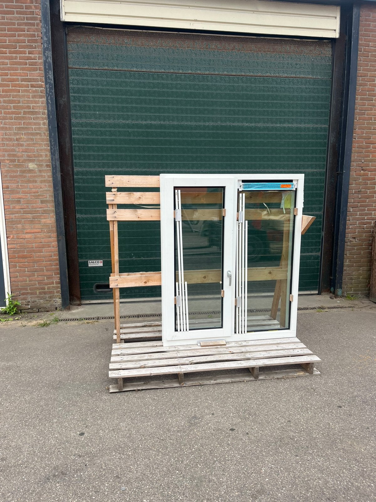 Kozijn, Raamkozijn, Zo goed als nieuw, Hout, Ophalen