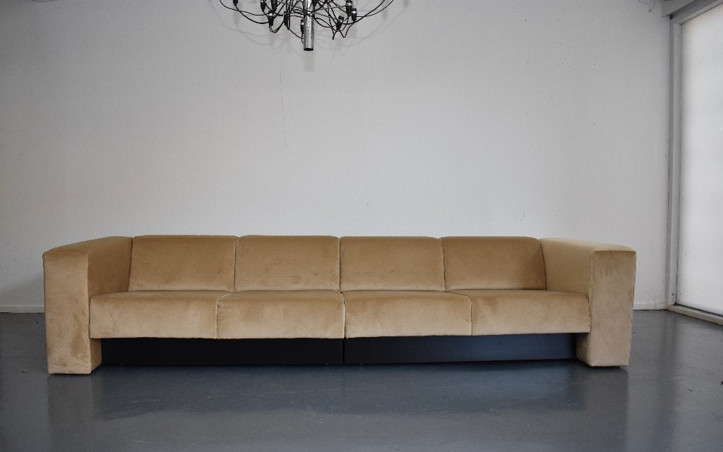 Prachtige originele Gelderland Jan de Bouvrie design bank, 250 tot 300 cm, 75 tot 100 cm, Ophalen of Verzenden, Zo goed als nieuw