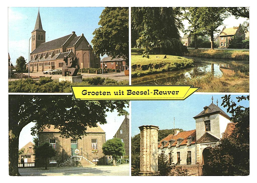 36703 Beesel Reuver 480 Limburg Gelopen met postzegel, Ophalen of Verzenden, 1980 tot heden, Gelopen, Limburg