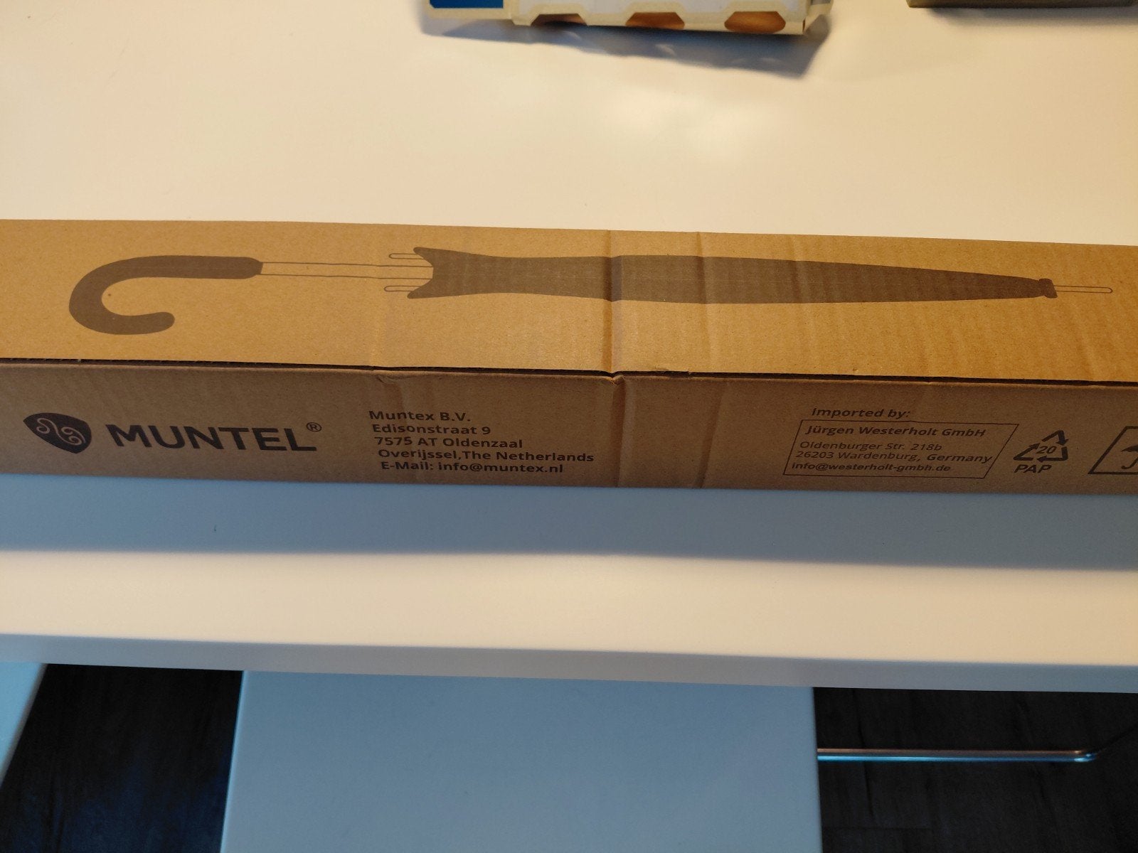 Doorzichtige paraplu - Nieuw in doos - Perfect voor bruiloft, Ophalen of Verzenden, Transparant, Nieuw, Overige kleuren