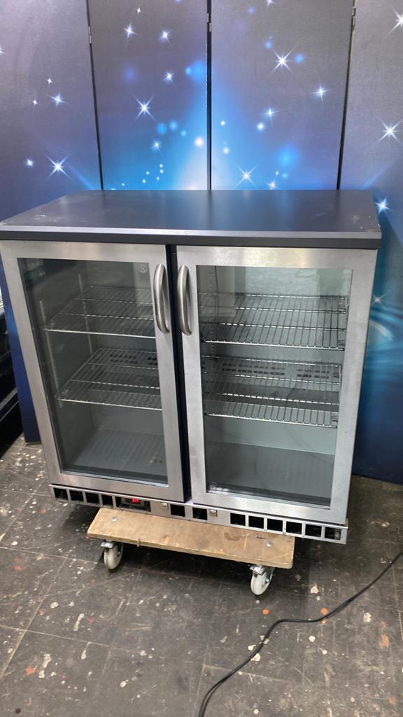 Gamco bar koelkast glazen deur 2 deurs no frost systeem, Ophalen, Koelen en Vriezen