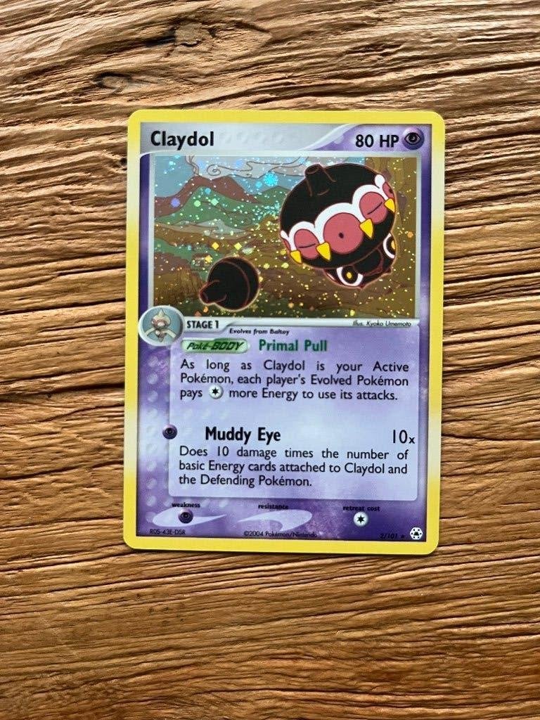 Claydol holo #2 Pokemon Hidden Legends, Ophalen of Verzenden, Zo goed als nieuw, Losse kaart