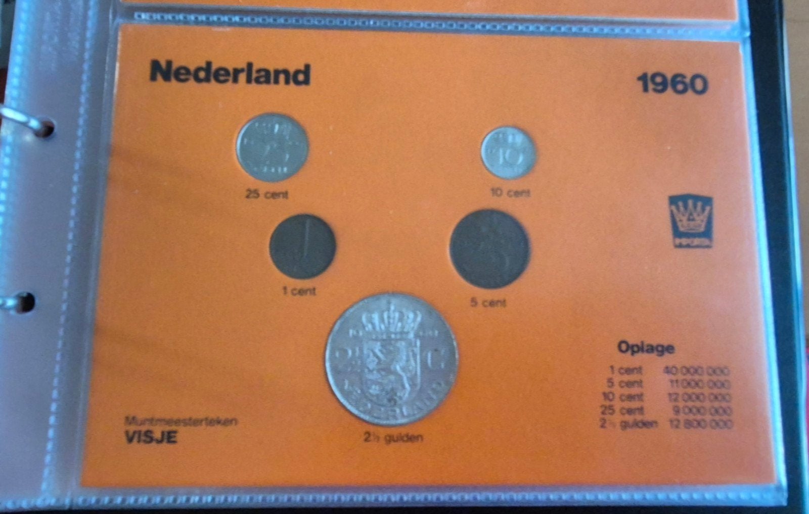 Nederlandse muntenset 1960 - Koningin Juliana, Ophalen of Verzenden, Koningin Juliana, Overige waardes, Setje