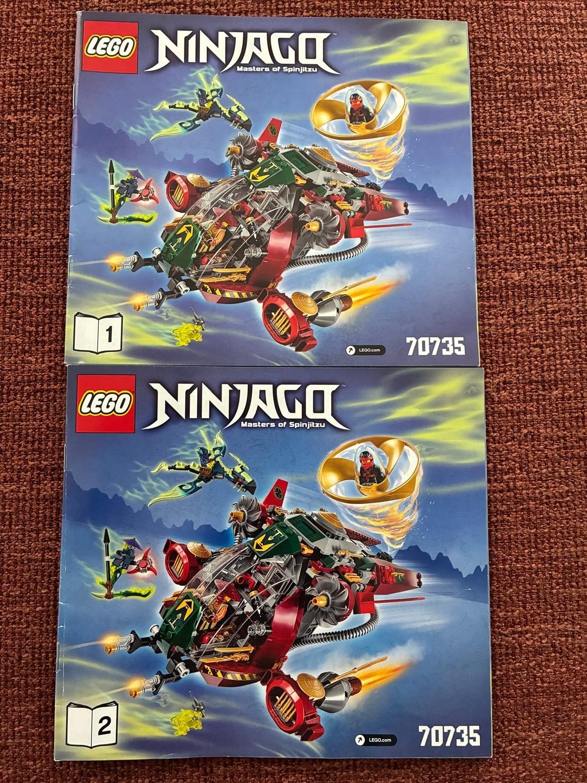 LEGO Ninjago 70735 Ronin R.E.X. en Morro Draak, Verzenden, Gebruikt