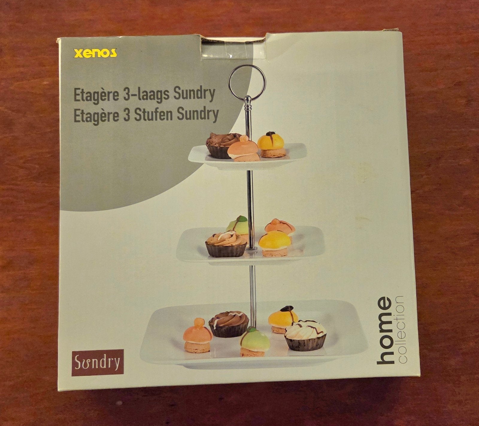 Nieuwe Xenos 3-laags etagère voor high tea, Ophalen of Verzenden, Nieuw