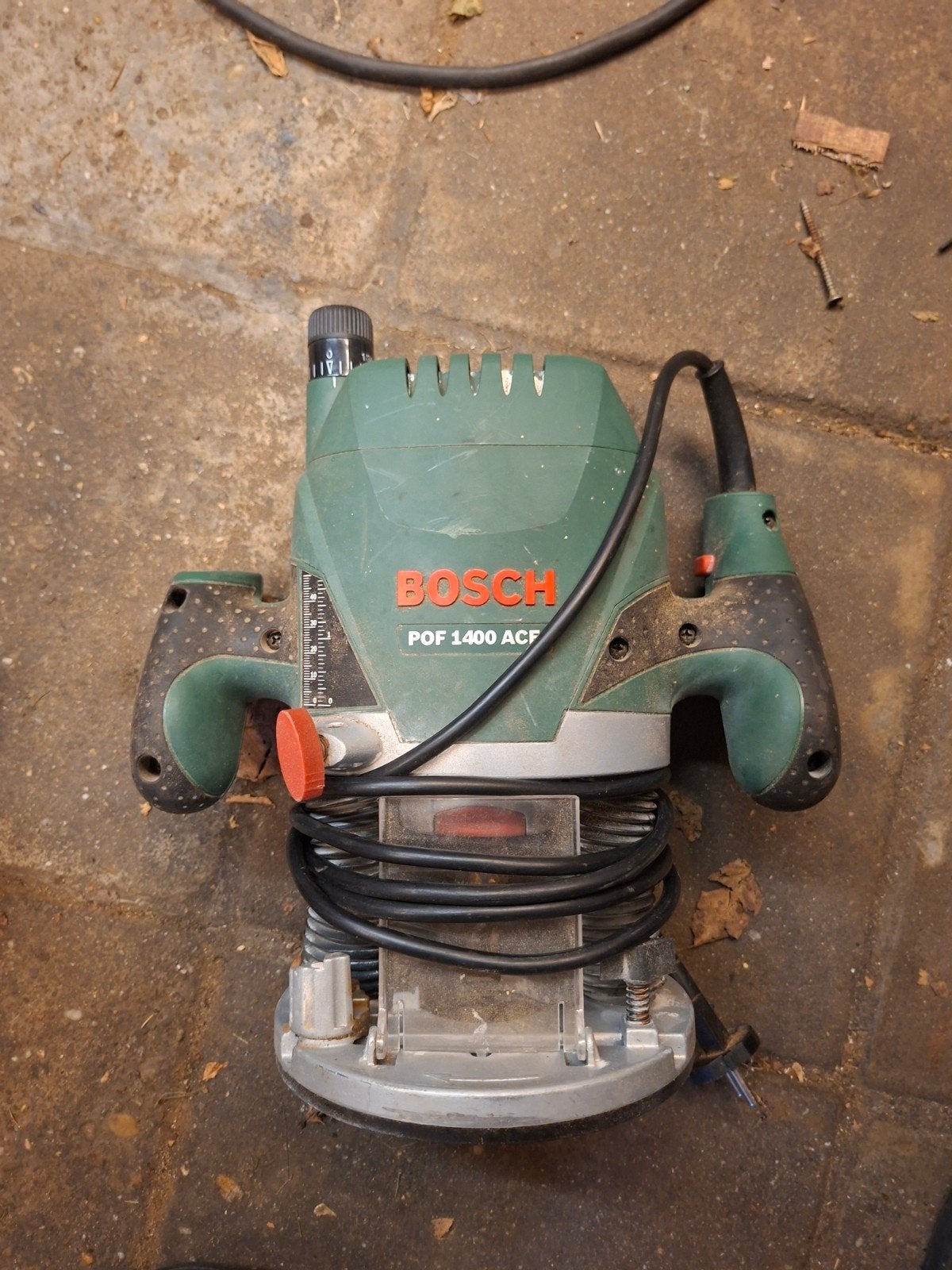 Bosch Bovenfrees POF 1400 ACE, Doe-het-zelf en Verbouw, Gebruikt, Ophalen of Verzenden, Bovenfrees, Bosch