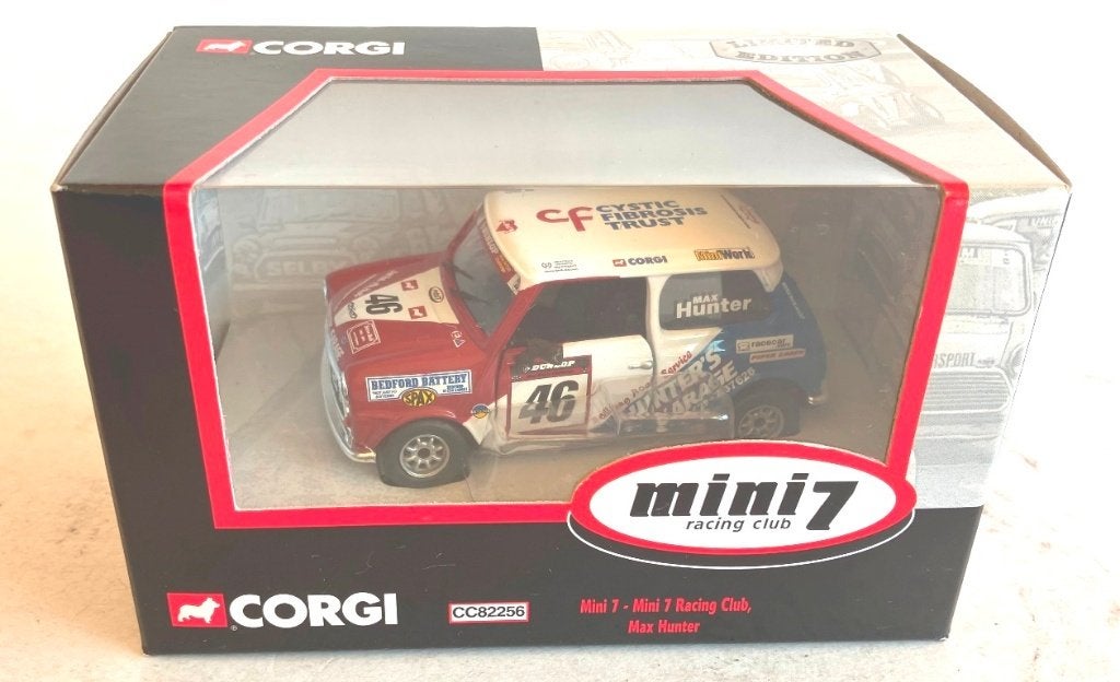 Mini Se7en Racing Club Max Hunter Corgi CC82256., Ophalen of Verzenden, Zo goed als nieuw, Auto