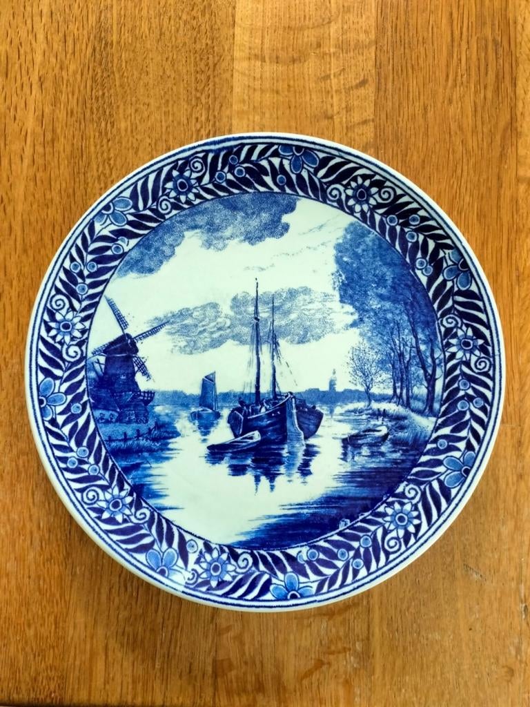 Delftsblauw Hollands sierbord, Antiek en Kunst, Antiek | Wandborden en Tegels, Ophalen