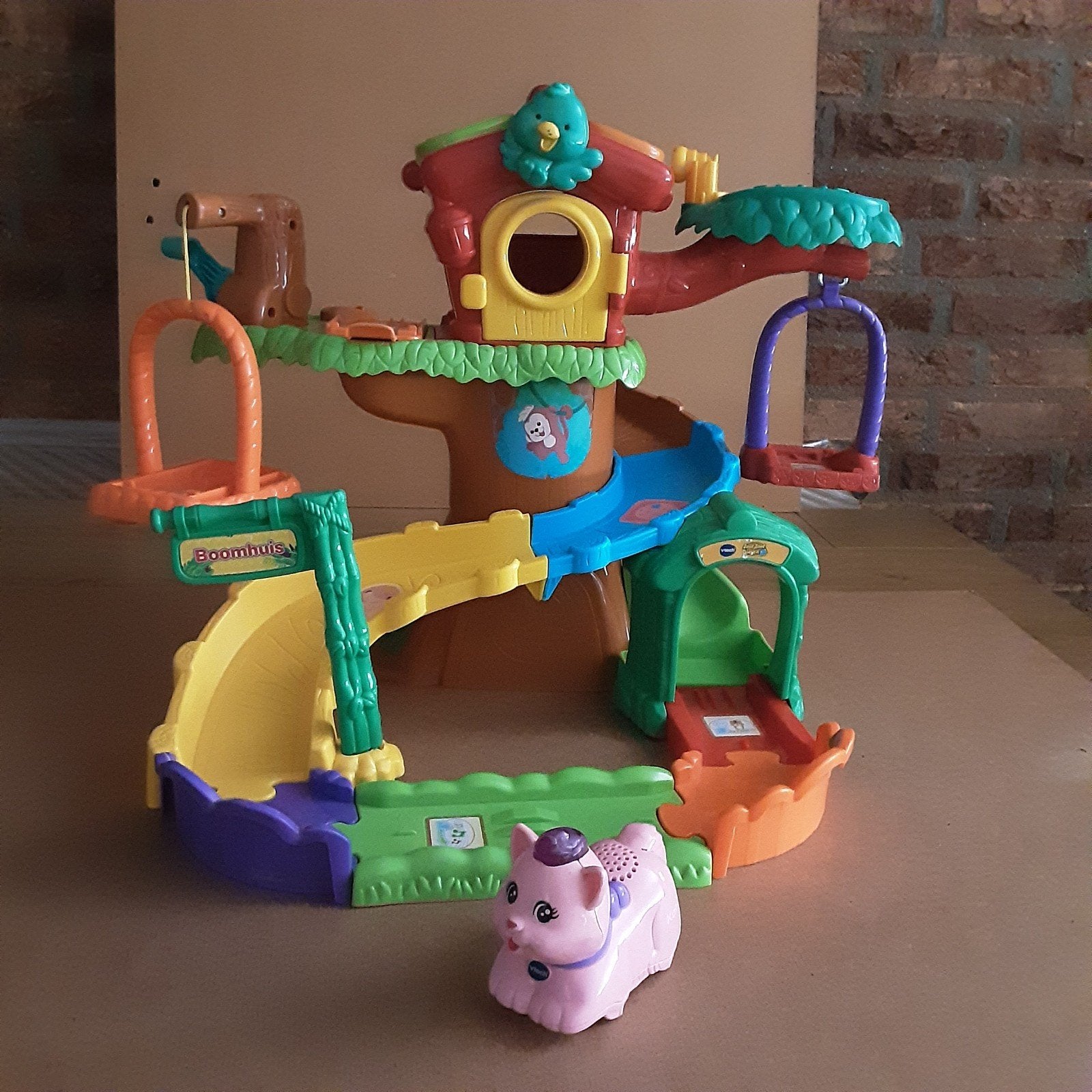 vtech zoef zoef dieren Boomhuis speelset met kat, Kinderen en Baby's, Speelgoed | Vtech, Ophalen of Verzenden, Gebruikt, 6 maanden tot 2 jaar