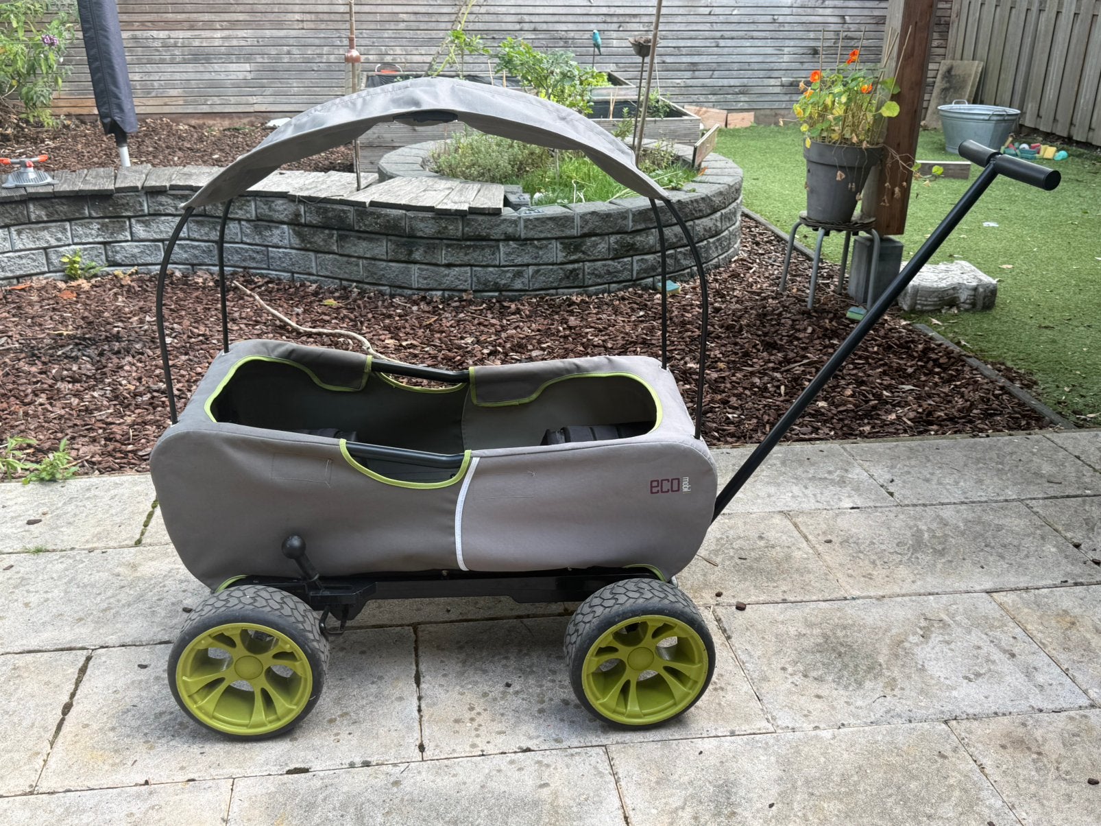 Hauck ecomobil inklapbare bolderwagen, Ophalen, Opvouwbaar